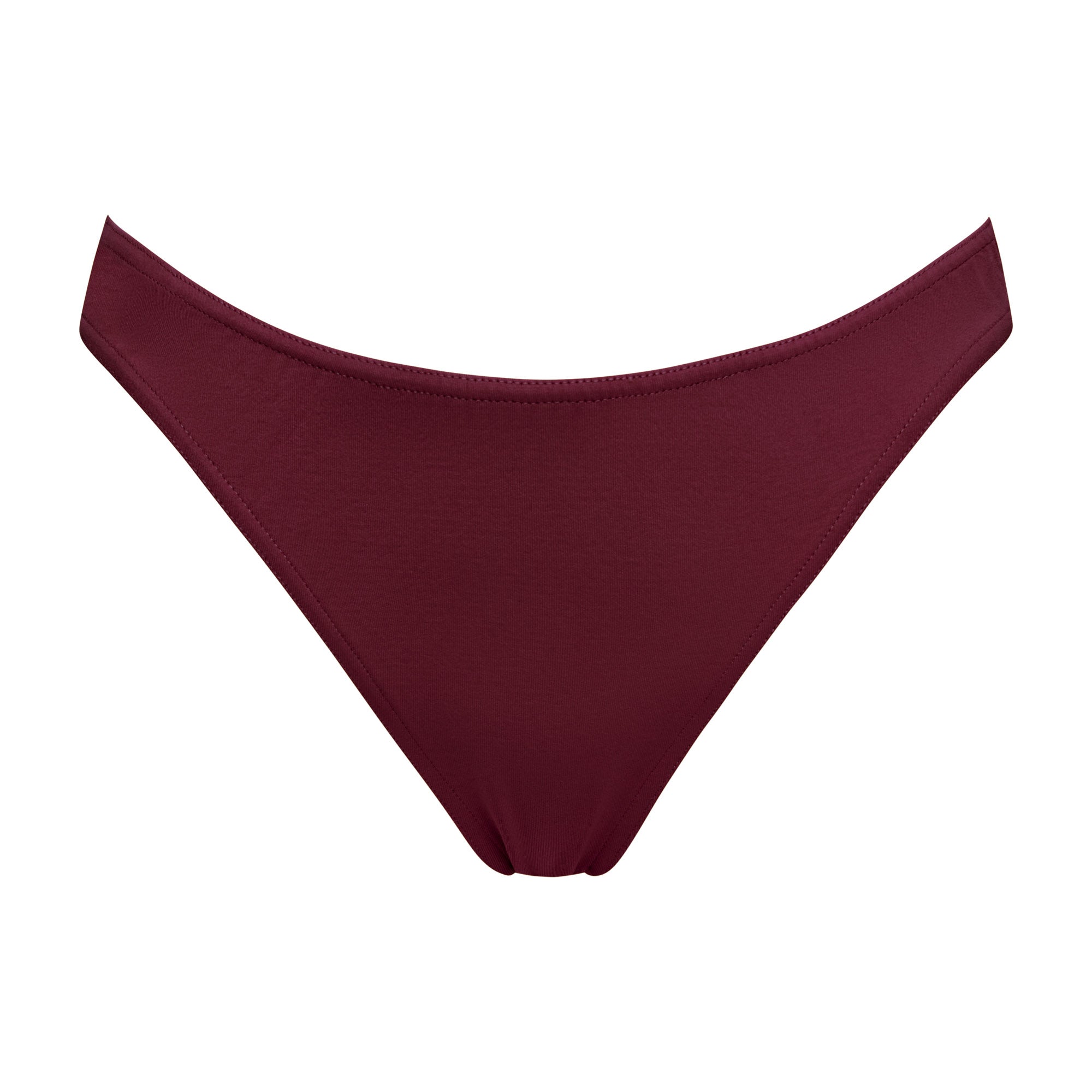 Cybil Bikini Bottoms - Wine