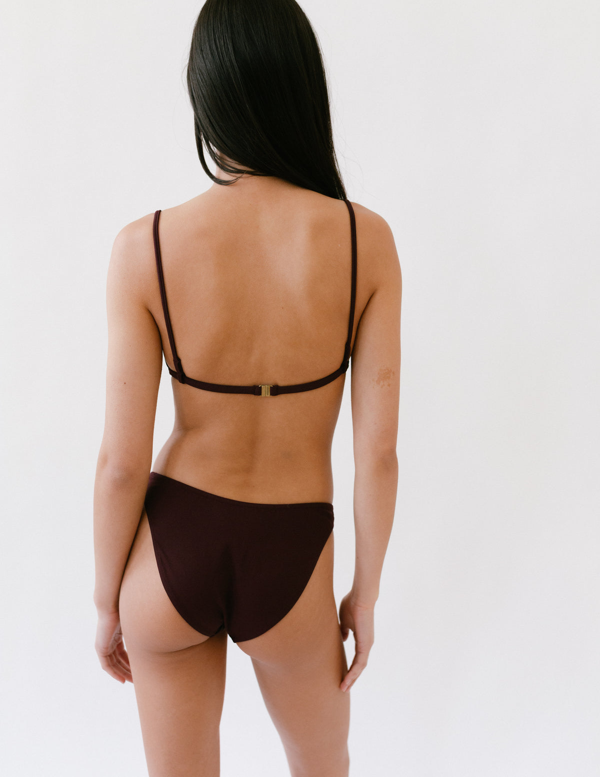 Cybil Bikini Bottoms - Wine