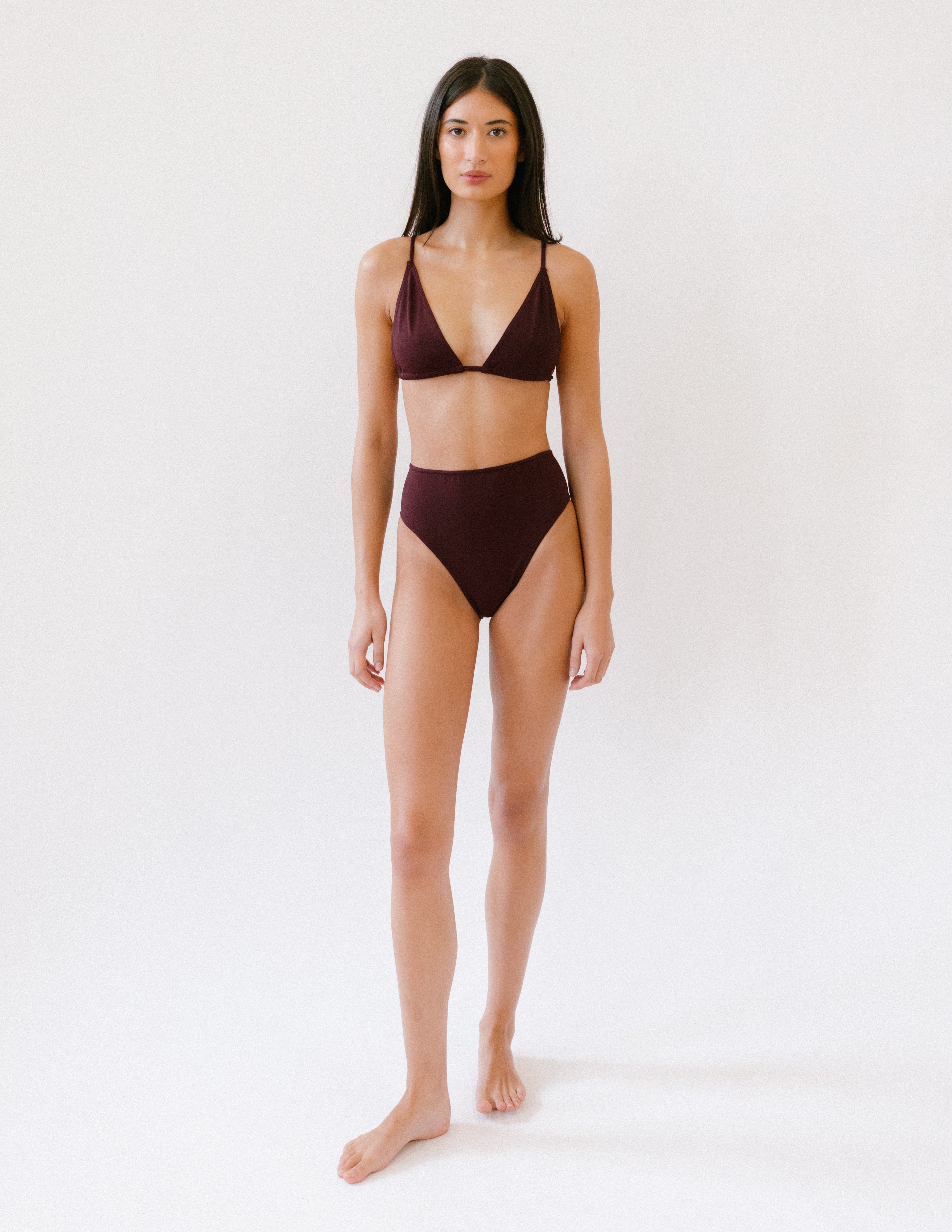 Maeve Bikini top - Wine