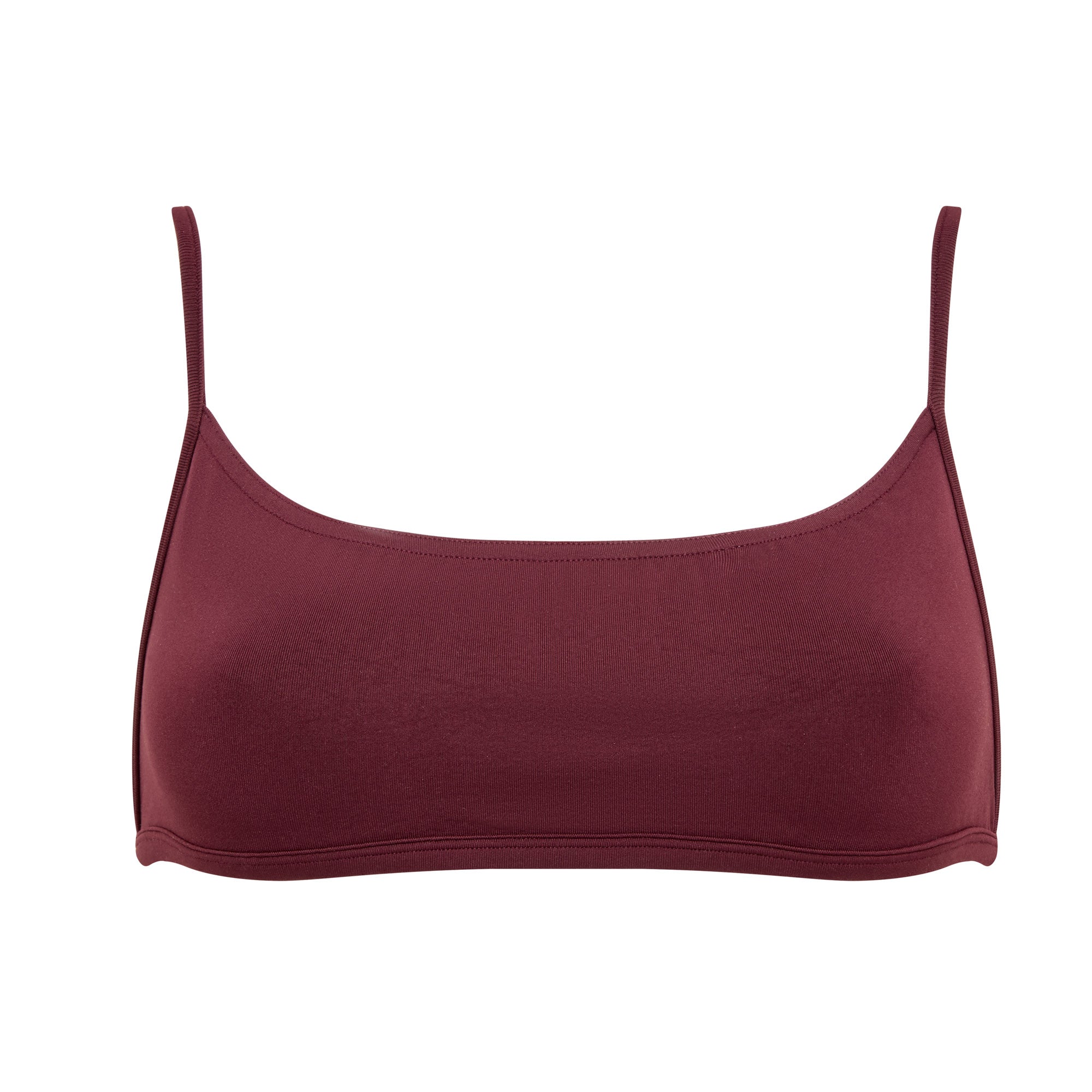Grace Bikini Top - Wine